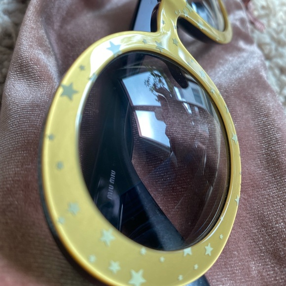 Miu Miu 48-mm star print round sunglasses - Picture 7 of 11